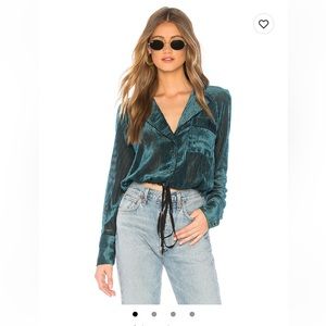 Nights Velvet top by Free people. Worn once.